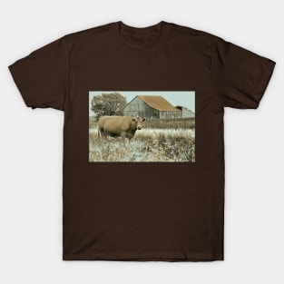 Red Roof and Cow No.1A T-Shirt